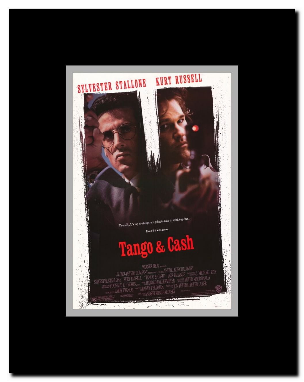 Tango and Cash Framed Movie Poster