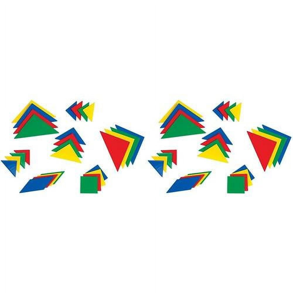 Tangrams Set Of 28 Puzzle Blocks For Geometry And Problem Solving