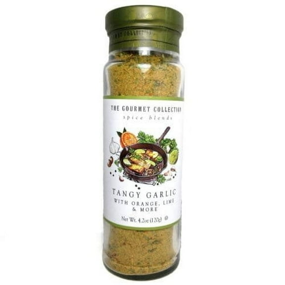 Tangy Garlic w/Orange, Lime& more Seasoning Gourmet Collection Spice Blend 4.2oz Calorie Free
