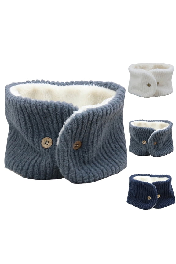 2Pack Neck Warmer Fleece Neck Gaiter, Winter Faces Cover Ski Scarf Neck Cover for Men Women for Cold Weather Autumn Winter Men Women Thin Solid Fashion Warm Comfortable Windproof Neck Cover
