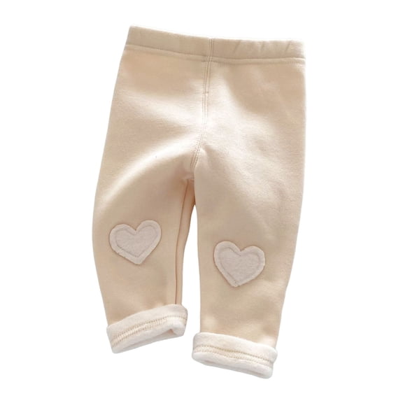 Tanhomme Fleece Lined Snow and Rain Pants for Toddlers and Kids Girls' Solid Color Leggings Winter Children's Clothing Girls' Baby Western Sticker Fabric And Velvet Pants