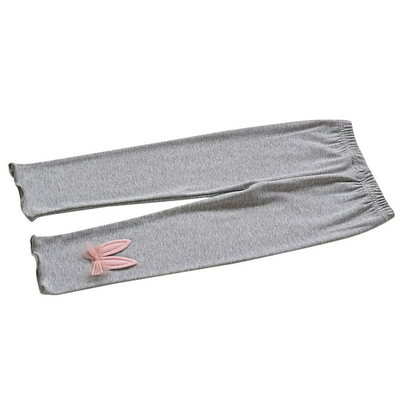 Tanhomme Girls Fleece Lined Leggings Cotton Thermal Pants Thick Warm Tights Winter Clothes for Kids Kids Toddler Chlidren Girls Autumn Winter Ribbed Long Pants Leggings Warm Clothing