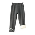 thumbnail image 1 of Tanhomme Girls Winter Fleece Lined Leggings Pants Kids Thick Warm Pants Girls Leggings Winter Girls Pants Padded Warm Girls Bottoming Sweet Pretty Pants Children Pants, 1 of 7