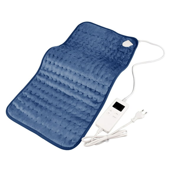 Tanhomme Heated Blanket Electric Throw Machine Washable Extremely Soft Comfortable Electric Blanket Throw Fast Heating with Hand Controller Blue