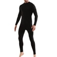 thumbnail image 1 of Tanhomme Men's Thermal Underwear Winter Long Set Top Bottom Sports Suits Male Winter Silk Wool Plush Thickened Thermal Underwear Set With Double Ground Down To Cold Heat Autumn Clothes Autumn Pants, 1 of 6
