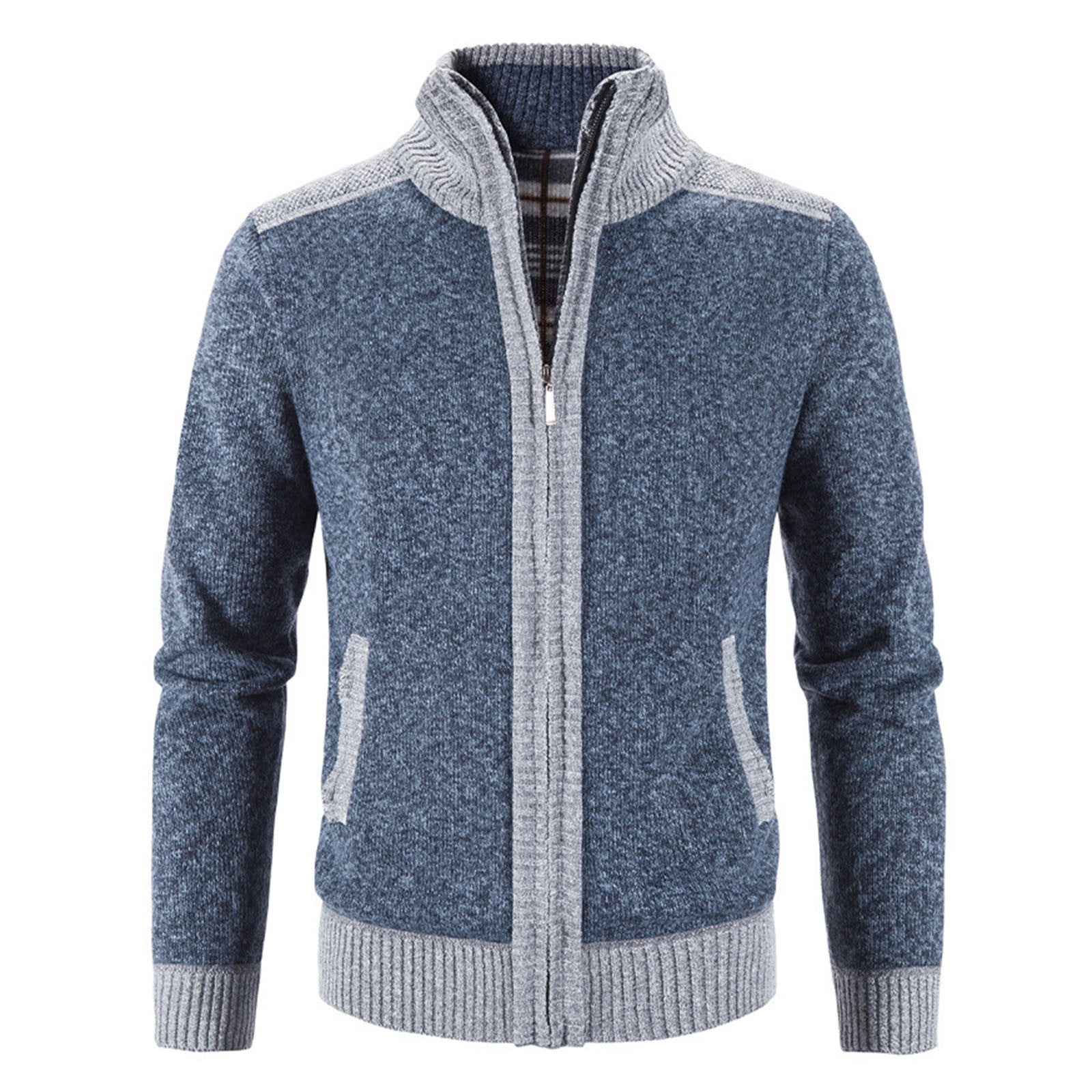 Tanhomme Mens Sherpa-Lined Hoodie Men's Long Sleeve Quilted Lined ...
