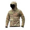 thumbnail image 1 of Tanhomme Mens Sherpa-Lined Hoodie Men's Winter Fleece Thermal Jackets For Men Lined Hoodies Warm Thick Jacket Outerwear Men's Jacket Warm Pockets Outdoor Hooded Coat, 1 of 2