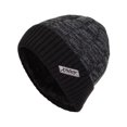 thumbnail image 1 of Tanhomme Slouchy Knit Cap Warm Stocking Hats Guys Winter Hat Plain Hat Couples Women Men Sport Color Stripes Keep Warm Winter Plush Outdoor Knitted Hats, 1 of 5