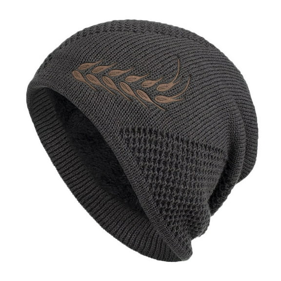 Tanhomme Slouchy Knit Cap Warm Stocking Hats Guys Winter Hat Plain Hat Men Women Winter Trendy Warm Oversized Baggy Stretchy Slouchy y Hat