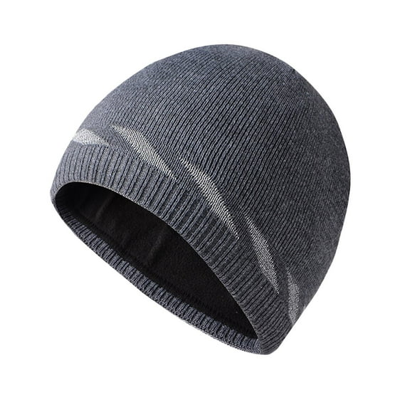 Tanhomme Thick Knitted Unisex Winter Hat Cap Women&Men Unisex Knit Caps Hedging Head Hat Caps Warm Outdoor Fashion Hat Winter Hats for Women Men Silk Soft Slouchy Warm Hat
