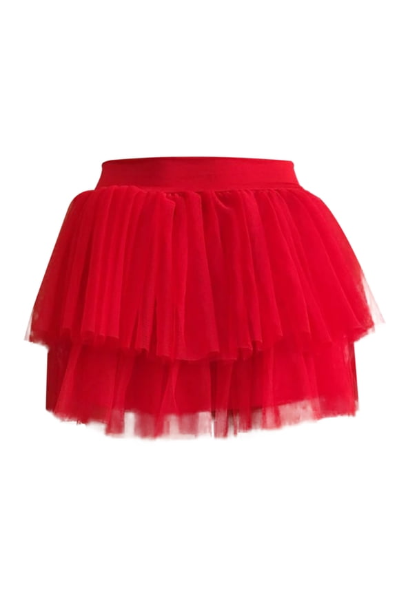 Tulle Tutu Skirt Women's Vintage Tulle Bubble Tutu Skirt Prom Party Skirt Elastic,Teens Ladies Pleated A Line Skirt Mesh Skirt Bustier Skirt Performance Skirt Tutu Skirt Princess Skirt