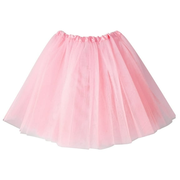 Tanhomme Tulle Tutu Skirt Women's Vintage Tulle Bubble Tutu Skirt Prom Party Skirt Elastic for Women and Teens Skirt Six Piece Mesh Skirt TUTU Skirt Dance Skirt