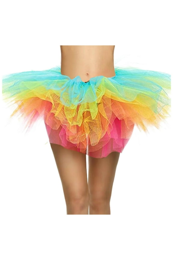 Tulle Tutu Skirt Women's Vintage Tulle Bubble Tutu Skirt Prom Party Skirt Elastic for Women and Teens Tutus Adult Tutu Skirts 5 Tulle Skirt Halloween Tutu Tutu Skirt 80s