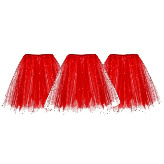Tanhomme Tutu | Neon Tutu Skirts for Women | Adult Tutus for Women in Multiple Colors | Running Skirts Women's Lace Up Mesh Tutu Skirt Dance Fashion Skirt Half Skirt For Women 3PC Skirts