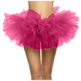 thumbnail image 1 of Tanhomme Tutu Skirt Women Adult Classic Elastic Skirt Tutu Christmas Tulle Skirt Short Lady Dance Skirt Tutus Adult Tutu Skirts 5 Tulle Skirt Halloween Tutu Tutu Skirt 80s, 1 of 5