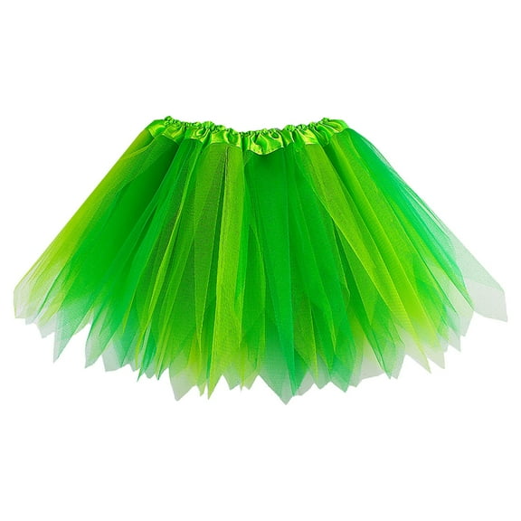Tanhomme Tutu Skirt for Women | Adult Tutus | Lightweight | Running Tutu | Thanksgiving Irish Party St Patricks Day Dance Headband Tulle Skirts Kids Girls Tutu Skirt Holiday Party Supplies
