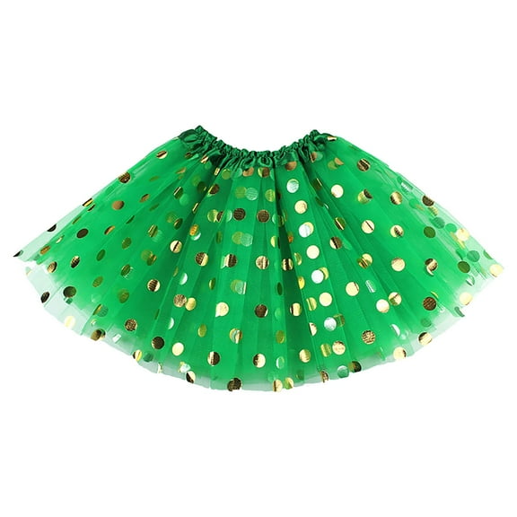 Tanhomme Tutus Adult Tutu Skirts Halloween Tutu 80s Tutu Womens Tutu Skirt Tulle Skirt Irish Party St Patricks Day Dance Headband Tulle Skirts Kids Girls Tutu Skirt Holiday Party Supplies