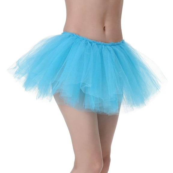 Tanhomme Tutus for Women Adult Tutu Skirts for Women Halloween Tutu for Women 80s Tutu Womens Tutu Skirt Tulle Skirt Women's Sexy Puffy Skirt 5 Layer Cake Tutu Skirt