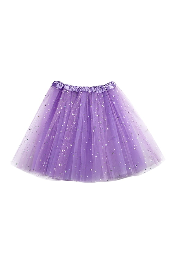 Tutus for Women Adult Tutu Tulle Skirts for Women Womens Tutu Skirts for Girls Teens Halloween Ballet Women's Tutu Skirt Adult Dance Dkirt Triple Star Sequined Mesh Skirt