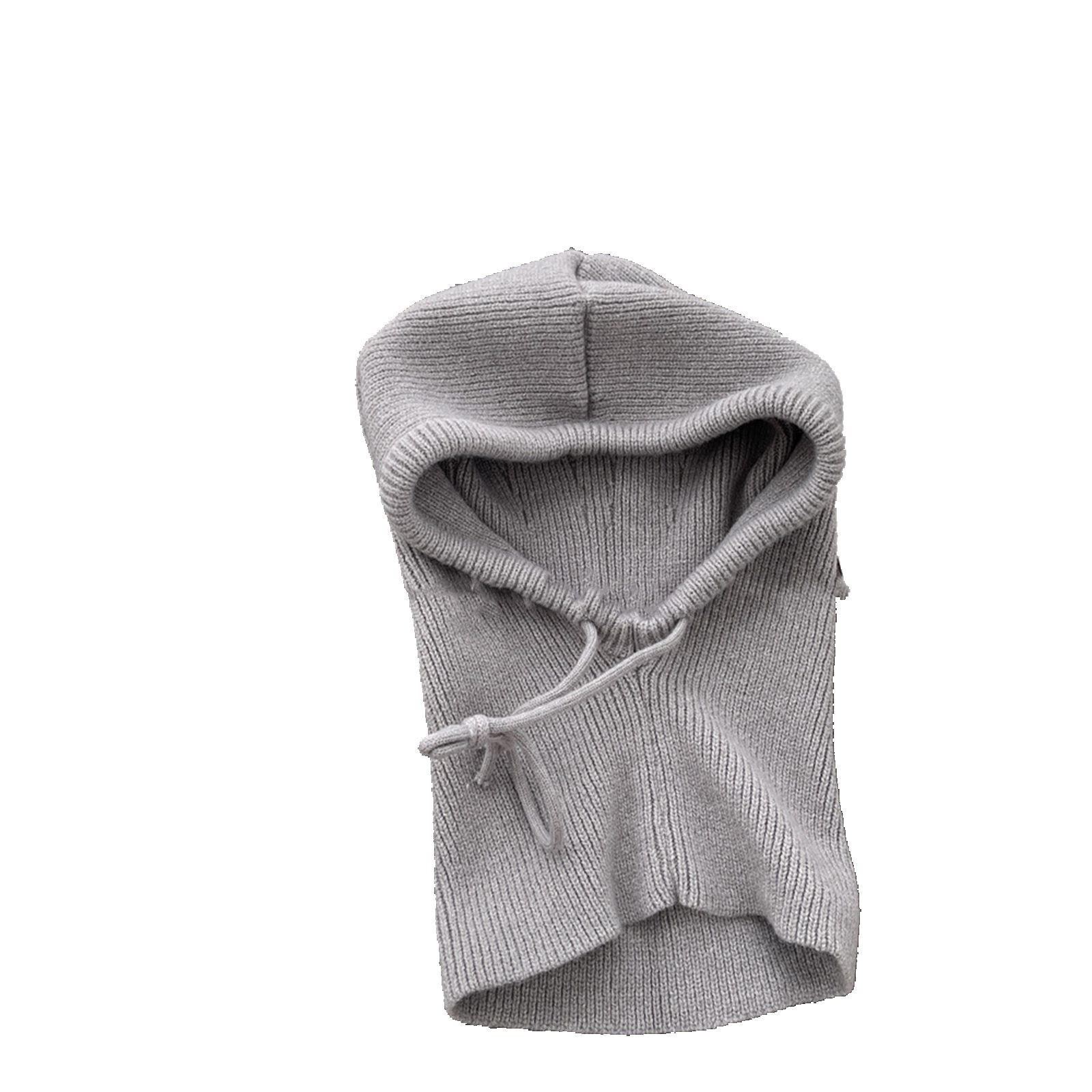 Tanhomme Wind-Resistance Winter,Fleece Ski Covers,Warm Face-Cover Hat Cap Scarf Scarf Integrated Winter Warmth Barak Rafah Hat Wool Hat Neck Cover Knitted Hat