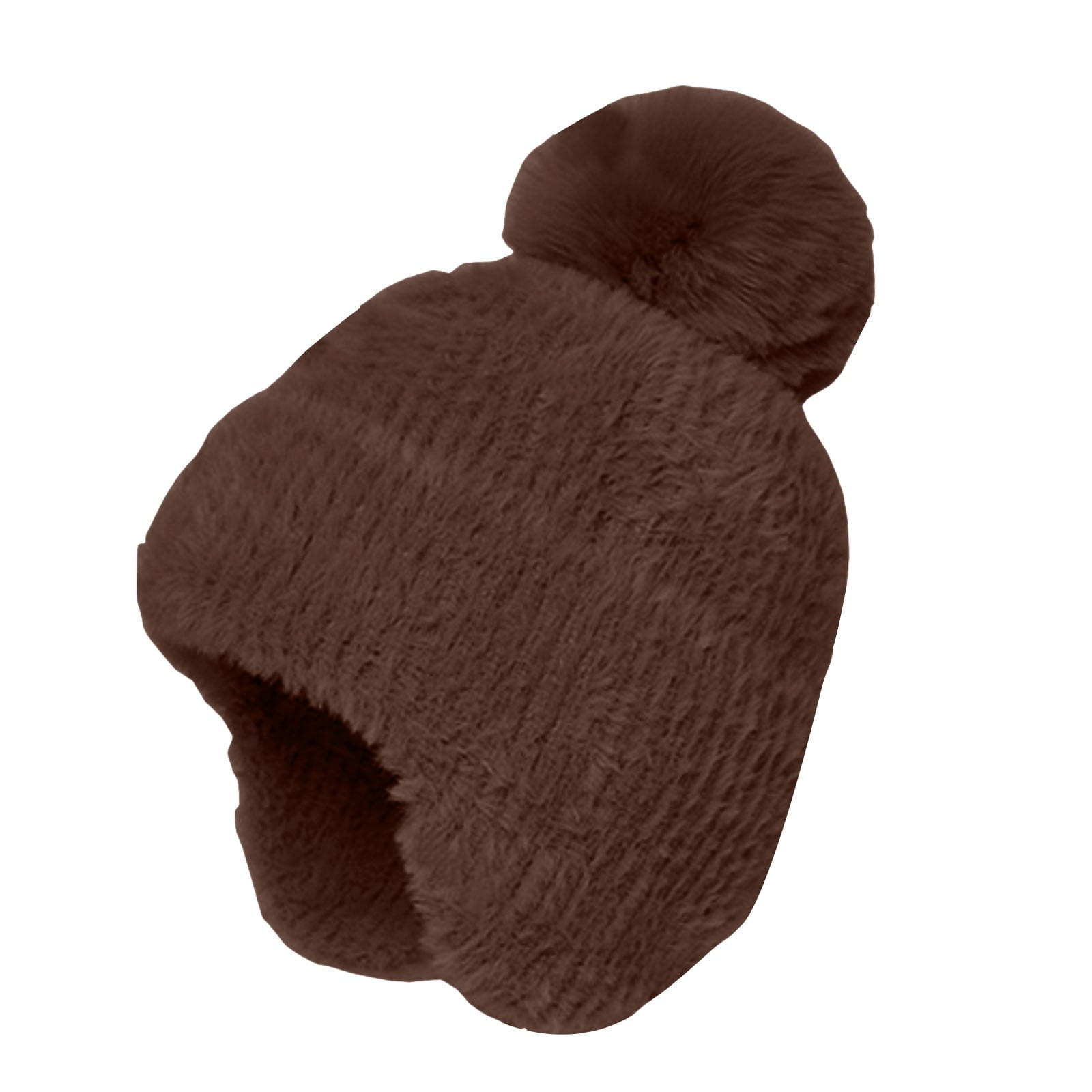 Tanhomme Winter Fleece Line, Outdoor Warm Thermal Knitted Hat Stocking Caps Women's Fashionable And Versatile Dome Ear Knitted Hat To Keep Out The Cold