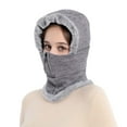 thumbnail image 1 of Tanhomme Winter Hats Fleece Lined Knit Cover Set Neck Circle Scarf Ski Snow Hat Cap Adult Windproof Hat Cycling Skiing Knit Hat Scarf Covers Sets Warm Knitted Cap, 1 of 6