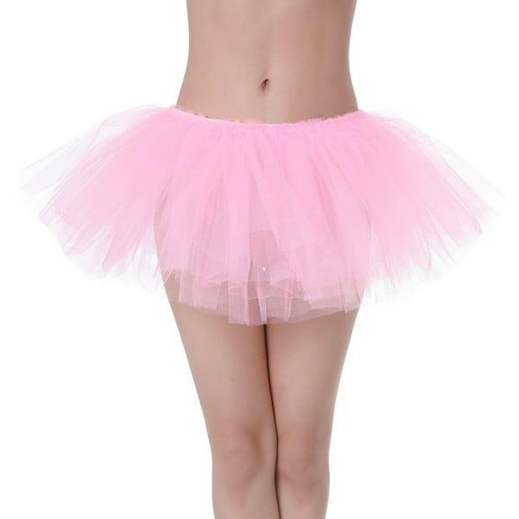 Tanhomme Women's LED Tutu Skirt Light Up Tutus Layered Tulle Ballet Skirt Sparkly Sequin Tutu for Halloween Party Carnival Women's Sexy Puffy Skirt 5 Layer Cake Tutu Skirt