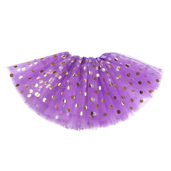Tanhomme Women's Skirt Tutus Tulle Dance Skirts Party Rave Festival Halloween Mesh Tutu Skirt Polka Dot Sequin Tutu Ballet Skirt Patchwork Rainbow Skirt Dance Skirt Princess Skirt Bustier Skirt