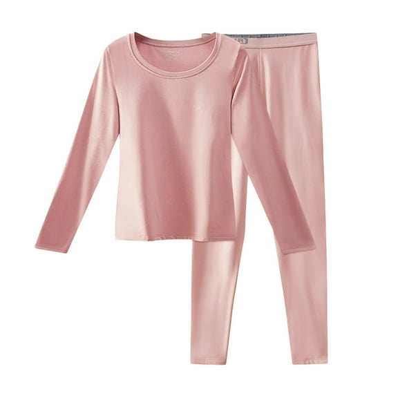 Tanhomme Womens Thermal Underwear Winter Long with Fleece Lined Long Sleeves Base Layer Set Thermal Underwear Brushed Long Underwear Set Cold Weather Pajama Set