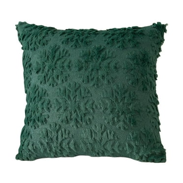 Tanhomme Wool Throw Pillow Covers 18X18 Inch Set Of 2 Decorative Farmhouse Velvet Couch Pillow Case Soft Plush Square Boho Cushion Pillowcase Gray