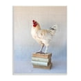 thumbnail image 1 of Stupell Industries Hen Vintage Novel Tomes Bird Standing on Literature,13 x 19, Design by Tania Soderman, 1 of 5