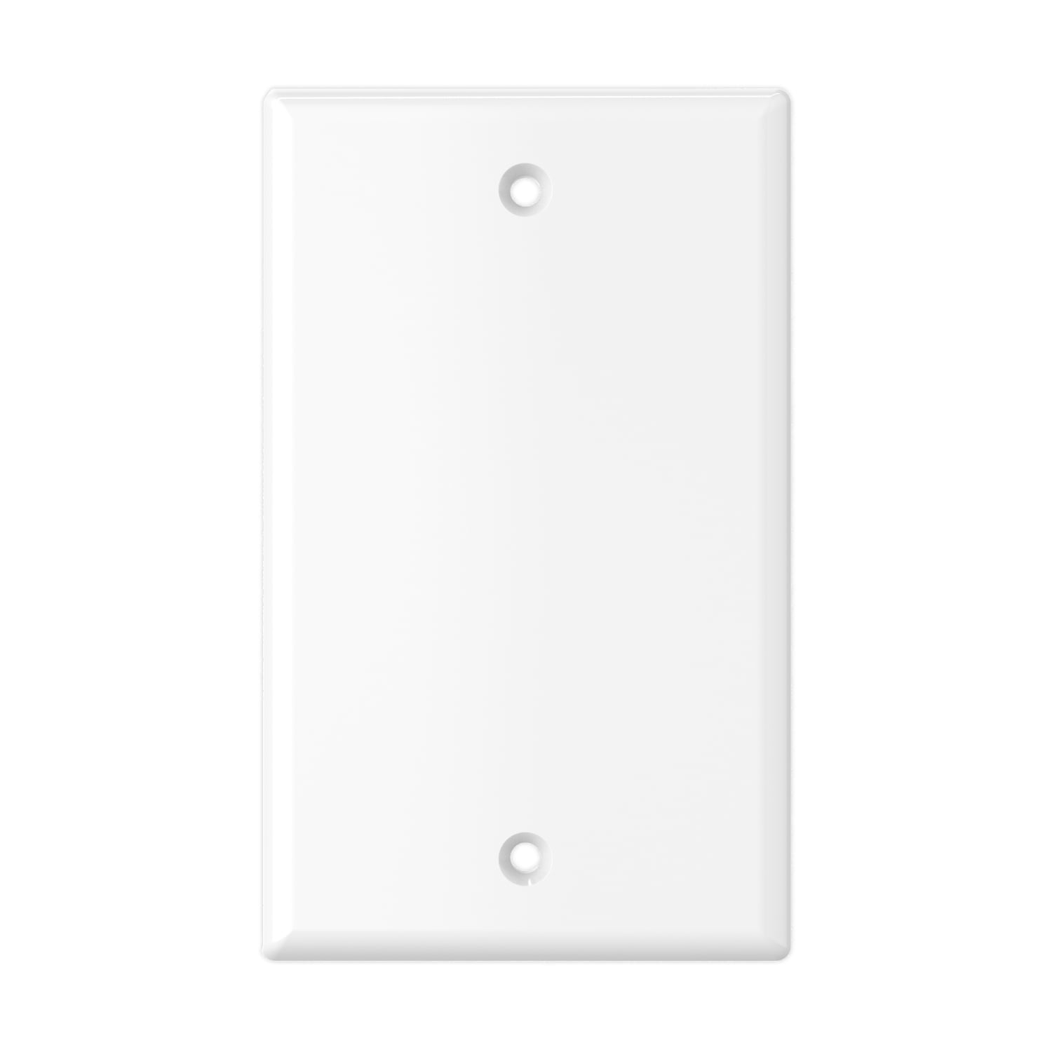 TaniaWiring Blank Wall Plate, 1Gang Standard Size Electrical Outlet Cover for Unused Outlets