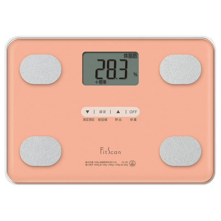 Tanita body weight Body composition meter pink FS-102 PK Fit scan Power on  just by riding 