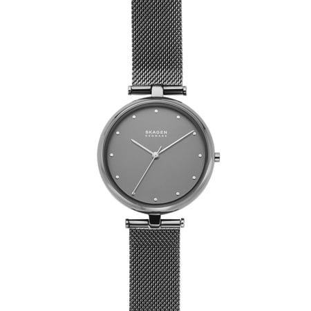 Tanja Three-Hand Gunmetal Steel-Mesh Watch (SKW2829)