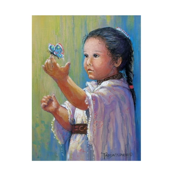 Tanja Ware 'Wonder' Canvas Art