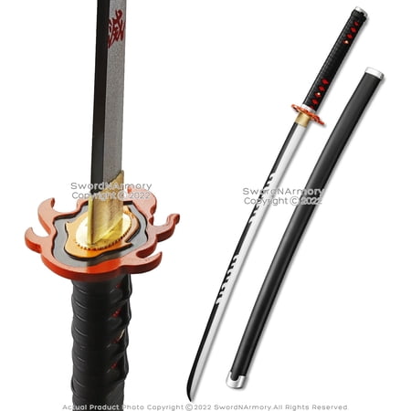 Tanjiro Hinokami Kagura Functional Steel Katana Sword Sharp Full Tang