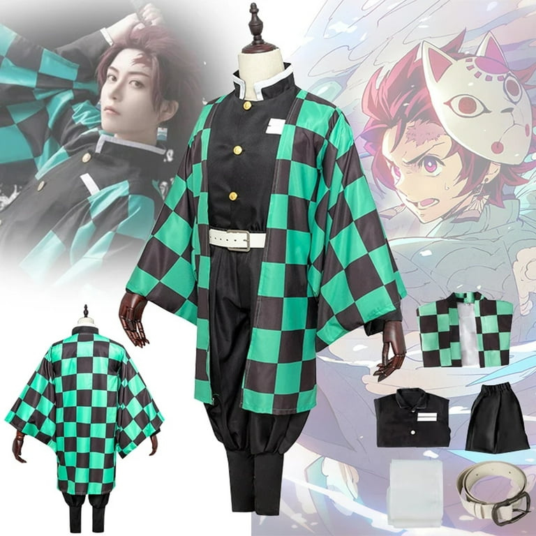 Costume Tanjirou Kamado Cosplay Anime Demon Slayer