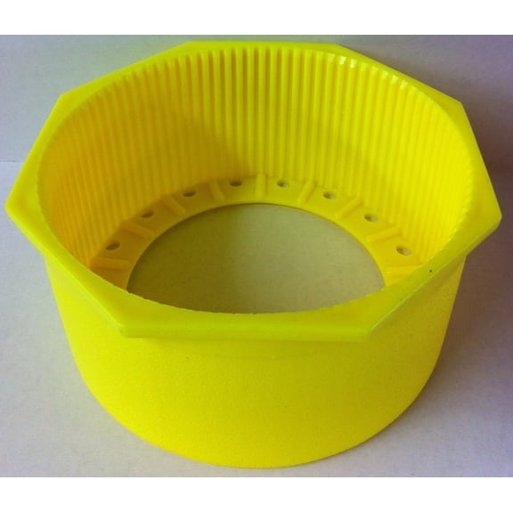 Trident Tank Boot Scuba Aluminum 7.25" Hex Base