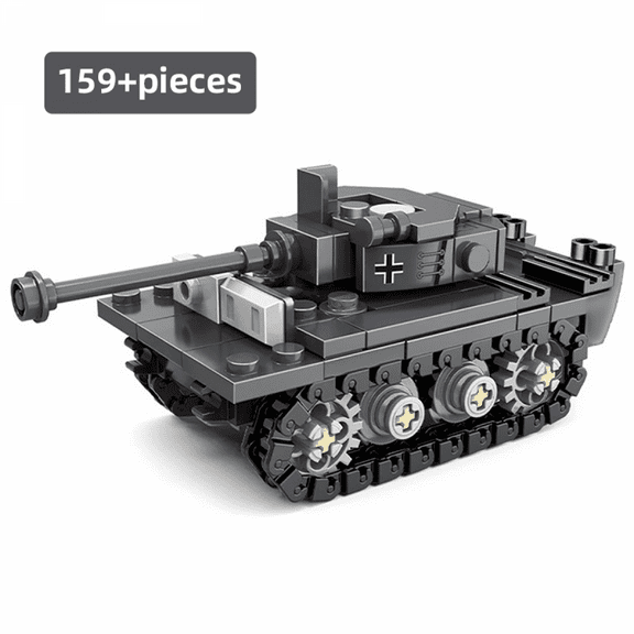 Tank Building Block Set with 159+Pieces Mini Building Blocks Engineering Vehicle Toys for Adults Home Decor & Kids Gifts