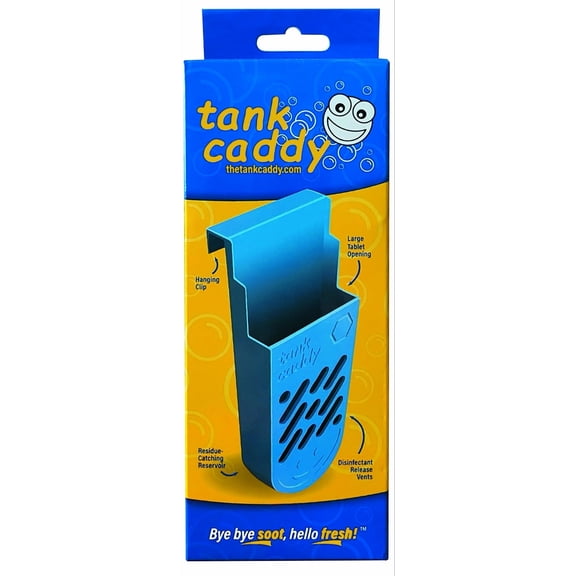 Tank Caddy: Soot Trap for Blue & Bleach Toilet Tablets - Extend Tablet Life & Protect Toilet Parts