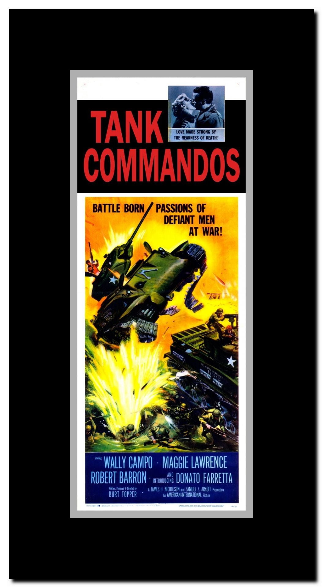 Tank Commandos Framed Movie Poster