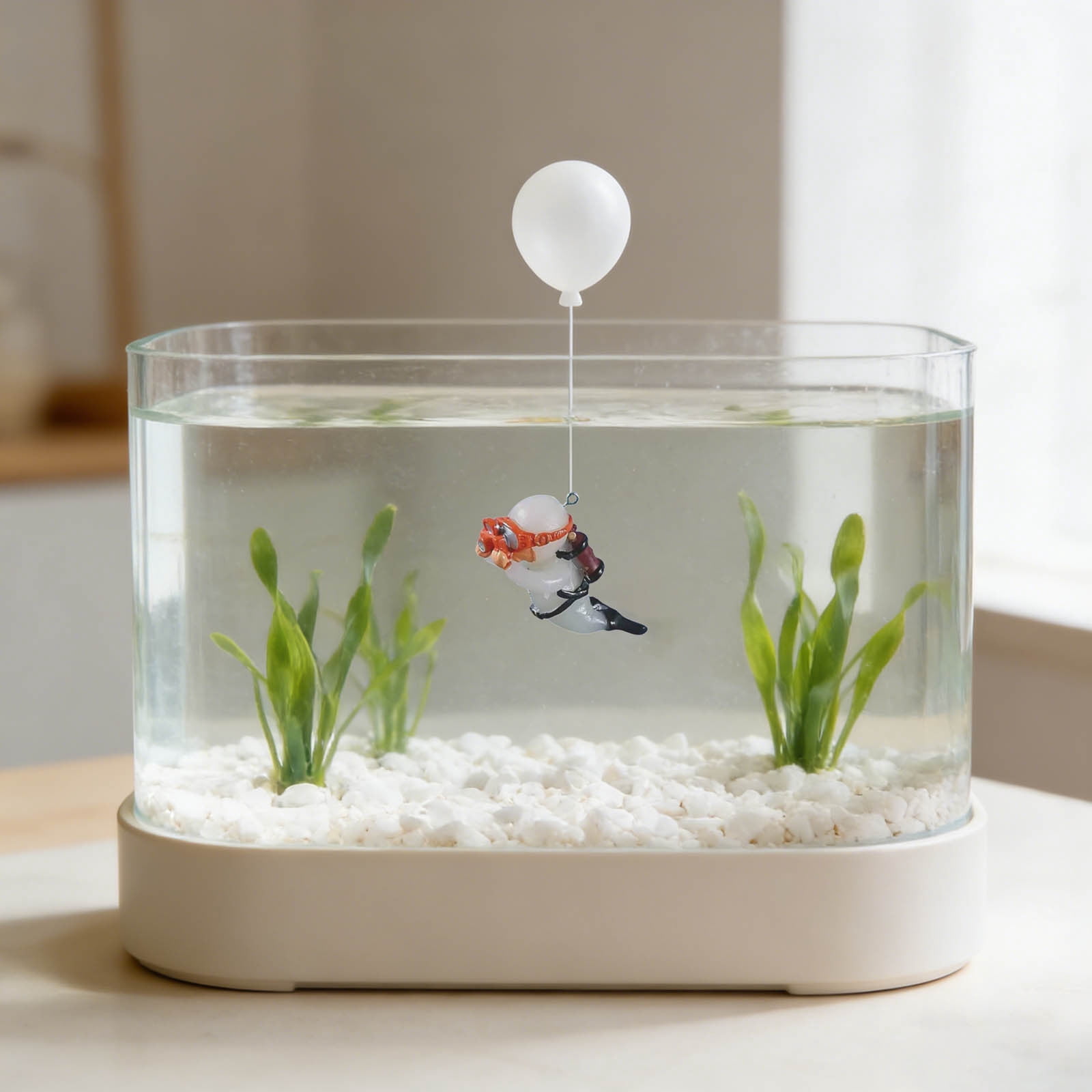 Tank Decorations, Cute Little Diver, Aquarium Decoration Accessories ...