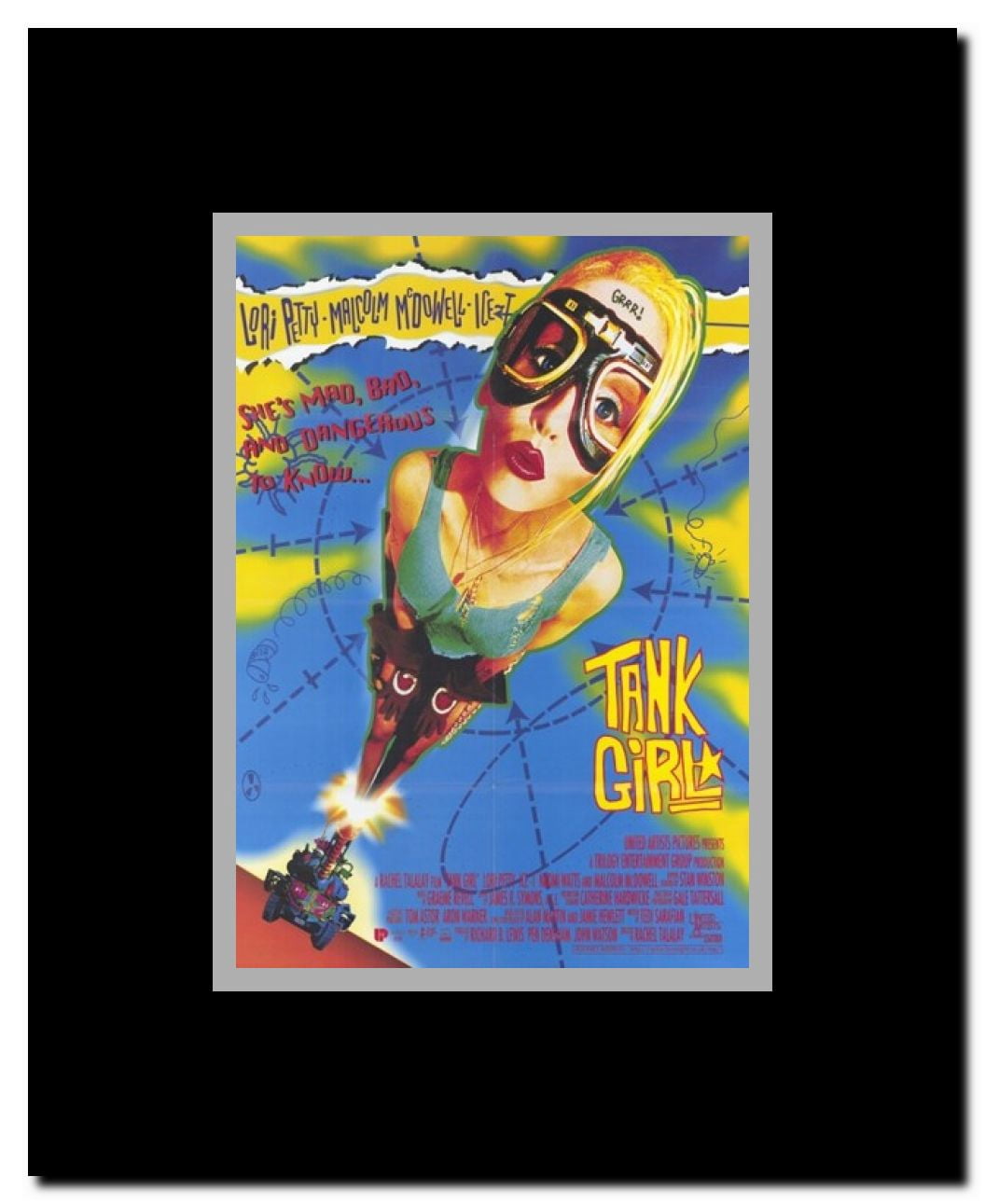Tank Girl Framed Movie Poster