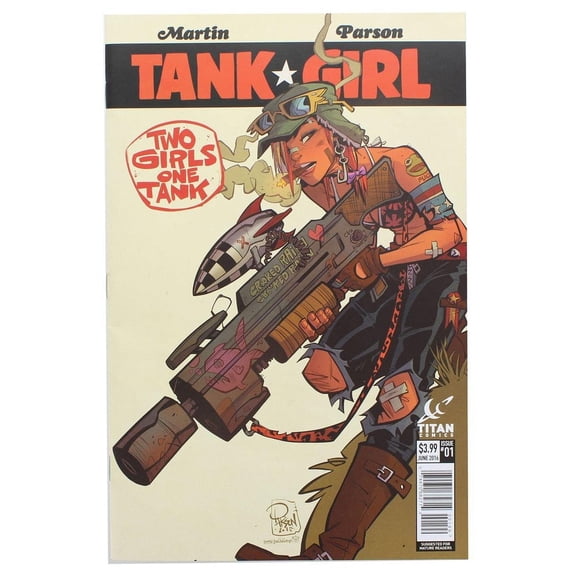 Tank Girl "Two Girls One Tank" #1 (Comic Block Exclusive Cover)