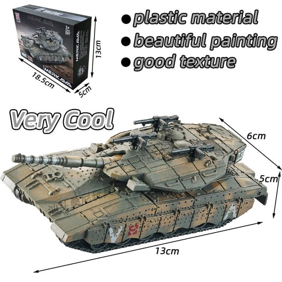 Tank Model KIT Building Blocks Military Series Main Battle Tank M1A2 T90 Leopard Challenger Model Toys For Boy Xmas Gift