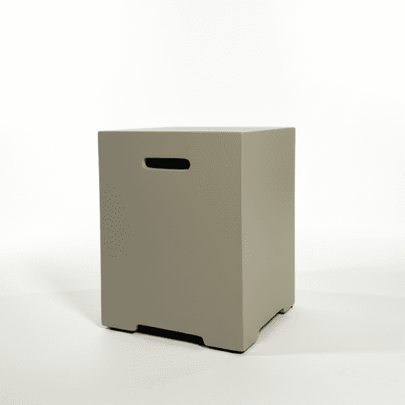 Tank Storage Hideaway Table