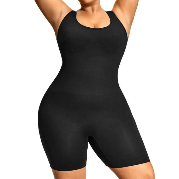 Tank Top Bodysuit for Women Tummy Control Slim fit Sleeveless Body Suit V Neck