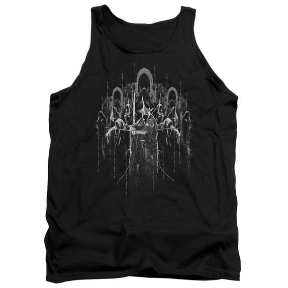 Trevco Sportswear LOR1053-TK-2 Lord of The Rings The Nine Adult Tank Top, Black - Medium