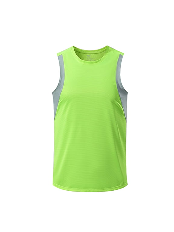 Tank Top Men Sleeveless Undershirts Workout Shirts for Men Athletic Casual Muscle Shirt Undershirts Tank Loose Fit Fitness Clothing