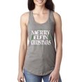 thumbnail image 1 of Tank Top Merry Xmas Elf In Green Womens Tops Next Level Racerback, 1 of 5